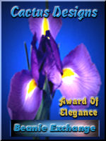 Cactus Designs Award Of Elegance